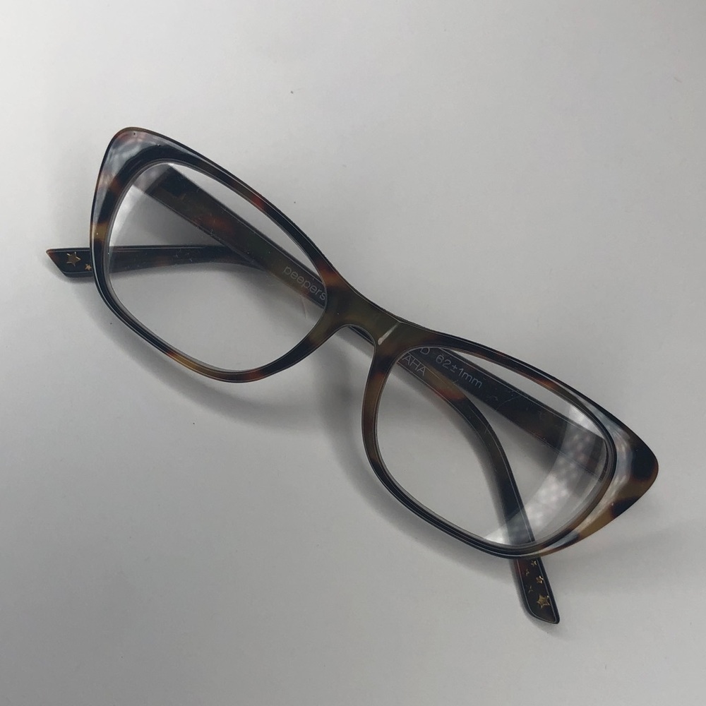 NEW Peepers “Betty” Readers/Cheaters/Eyeglasses +1.25; Brown Tortoise Frame